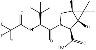 (1R,2S,5S)-3-((S)-3,3-ジメチル-2-(2,2,2-トリフルオロアセトアミド)ブタノイル)-6,6-ジメチル-3-アザビシクロ[3.1.0]ヘキサン-2-カルボン酸