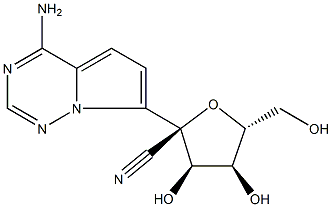 (2R,3R,4S,5R)-2-(4-アミノピロロ[2,1-f][1,2,4]トリアジン-7-イル)-3,4-ジヒドロキシ-5-(ヒドロキシメチル)テトラヒドロフラン- 2-カルボニトリル