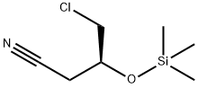 (3S)-4-クロロ-3-[(トリメチルシリル)オキシ]ブタンニトリル