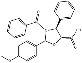 (4S,5R)-3-ベンゾイル-2-(4-メトキシフェニル)-4-フェニル-5-オキサゾリジンカルボン酸