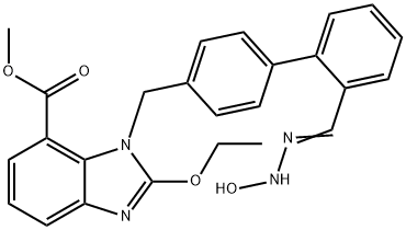 (Z)-メチル 2-エトキシ-3-((2'-(N'-ヒドロキシカルバミドミドイル)ビフェニル-4-イル)メチル)-3H-ベンゾ[d]ミダゾール-4-カルボキシラート