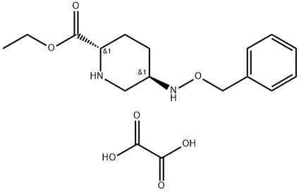 エチル(2s,5r)-5-((ベンジルオキシ)アミノ)ピペリジン-2-カルボン酸シュウ酸塩